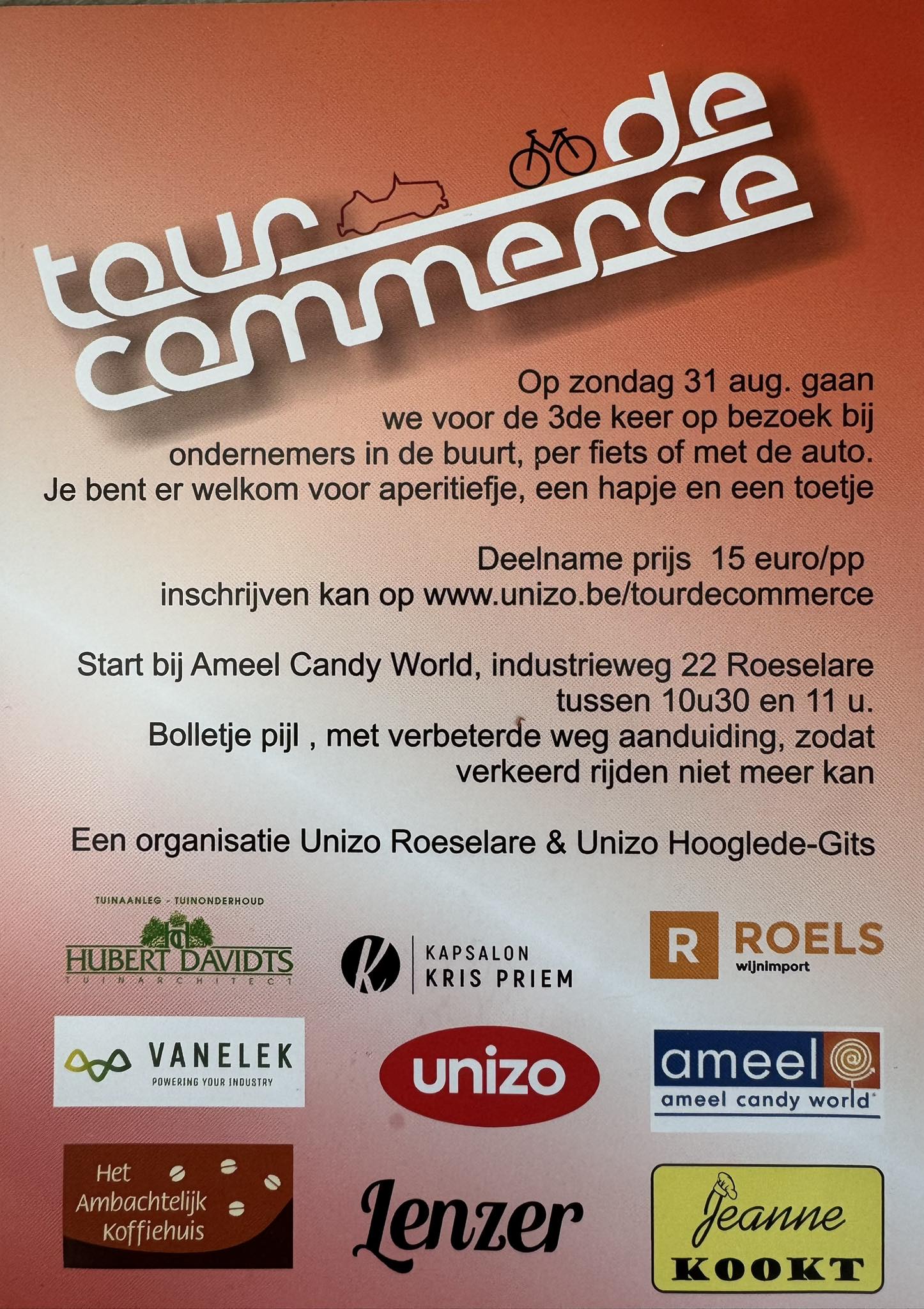 Tour de commerce — origineel eventbeeld